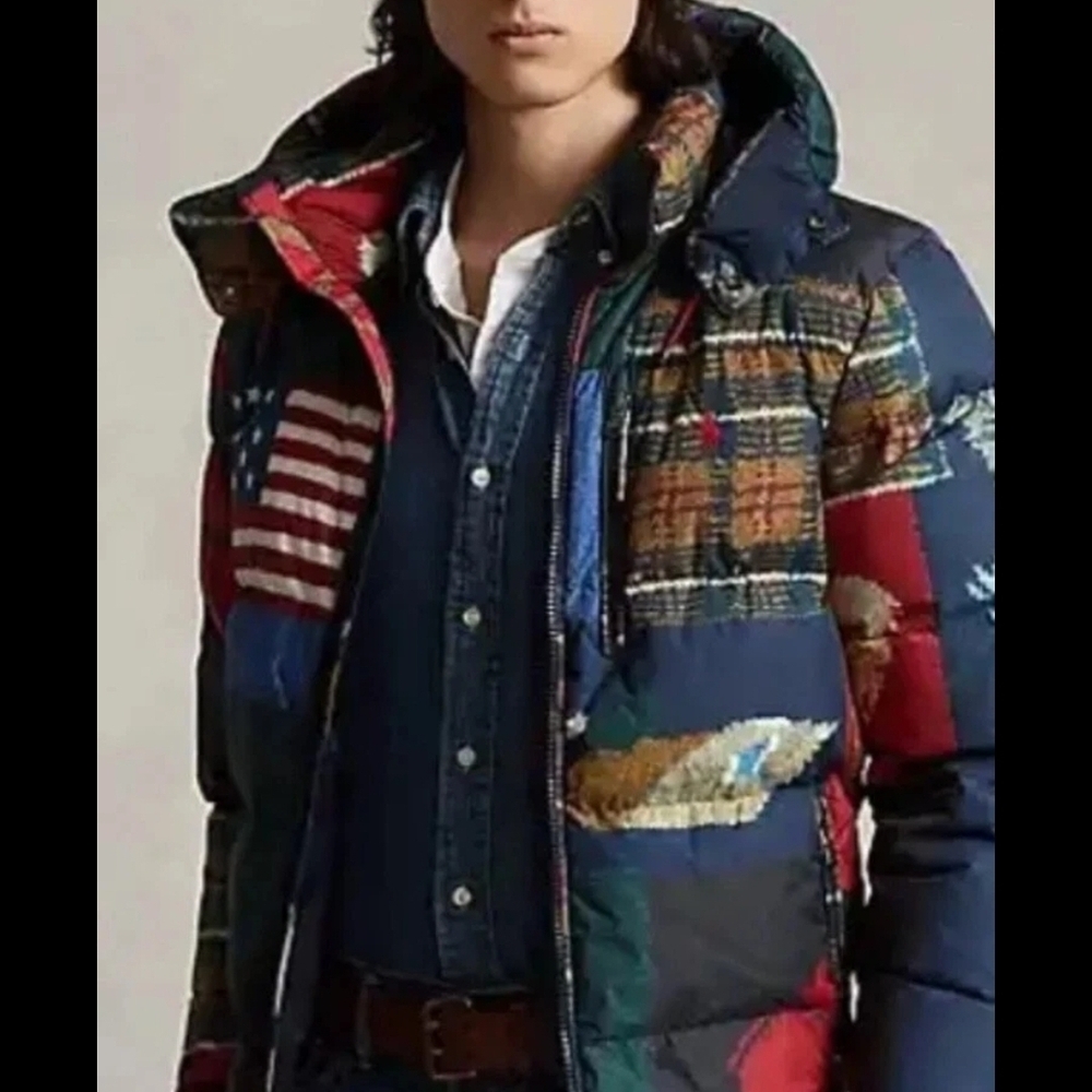 Men's Multicolor Patchwork Jacket